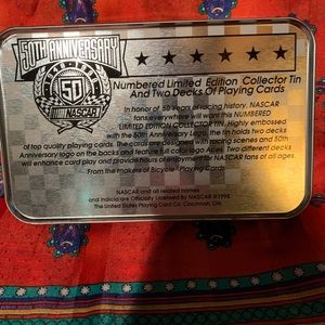 NASCAR playing cards